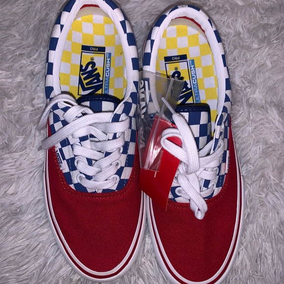 Red / Blue / Yellow Era Pro Vans - Picture 2 of 4